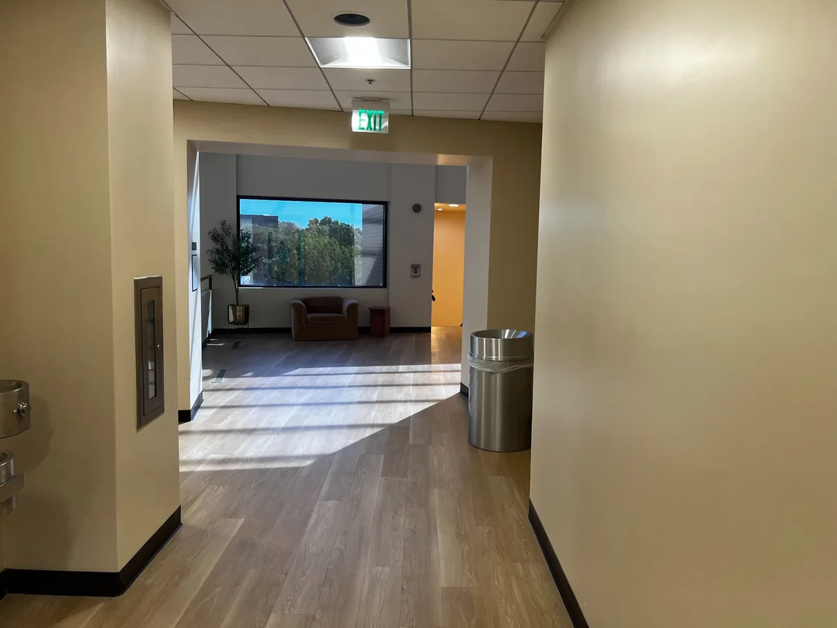 Lobby and waiting area outside the clinic (Suite 200)