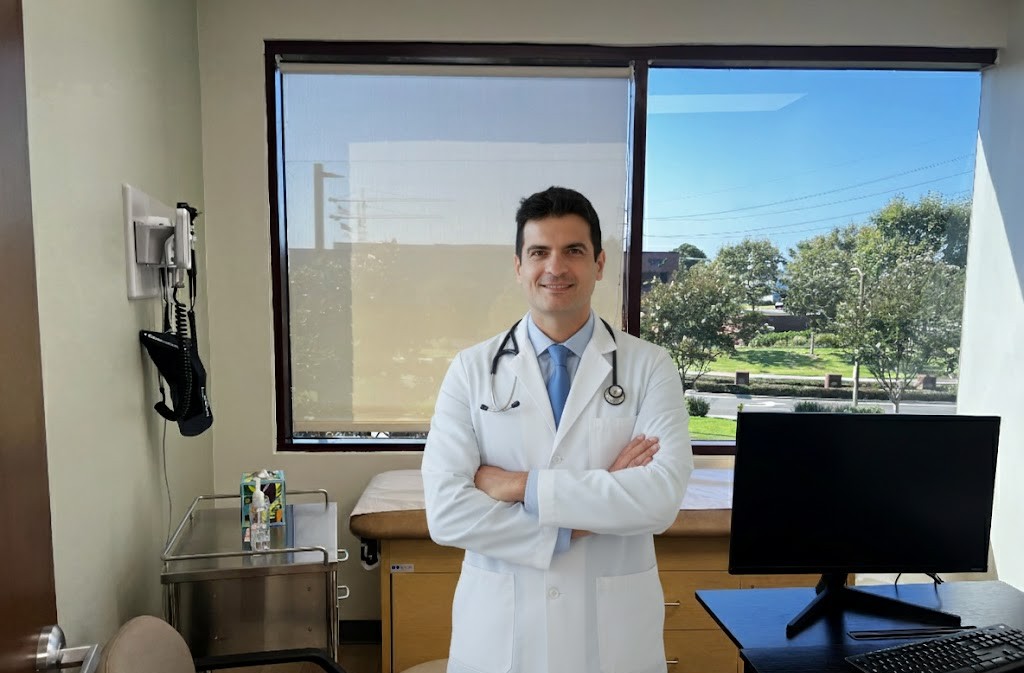 Dr. Farhad Nassiri Afshar in exam room — internal-medicine physician in Irvine, CA