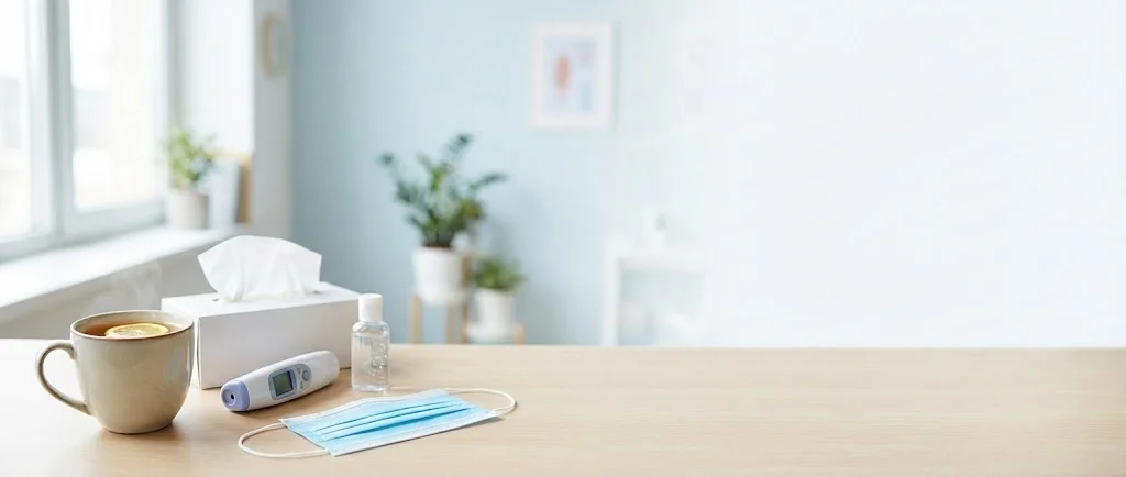 old and flu supplies (tissues, thermometer, mask) – Afshar Medical Group health resources